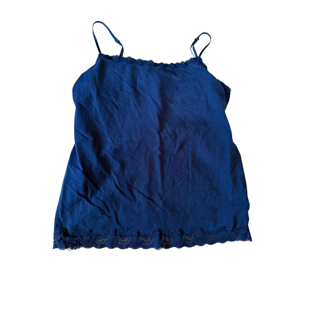 Sonoma black lace cami layering piece basic comfort with built in bra